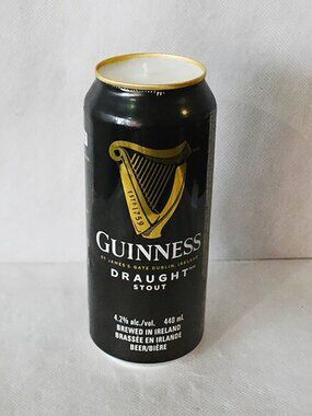 Handmade Guinness Draught Stout Beer Can Candle Gift